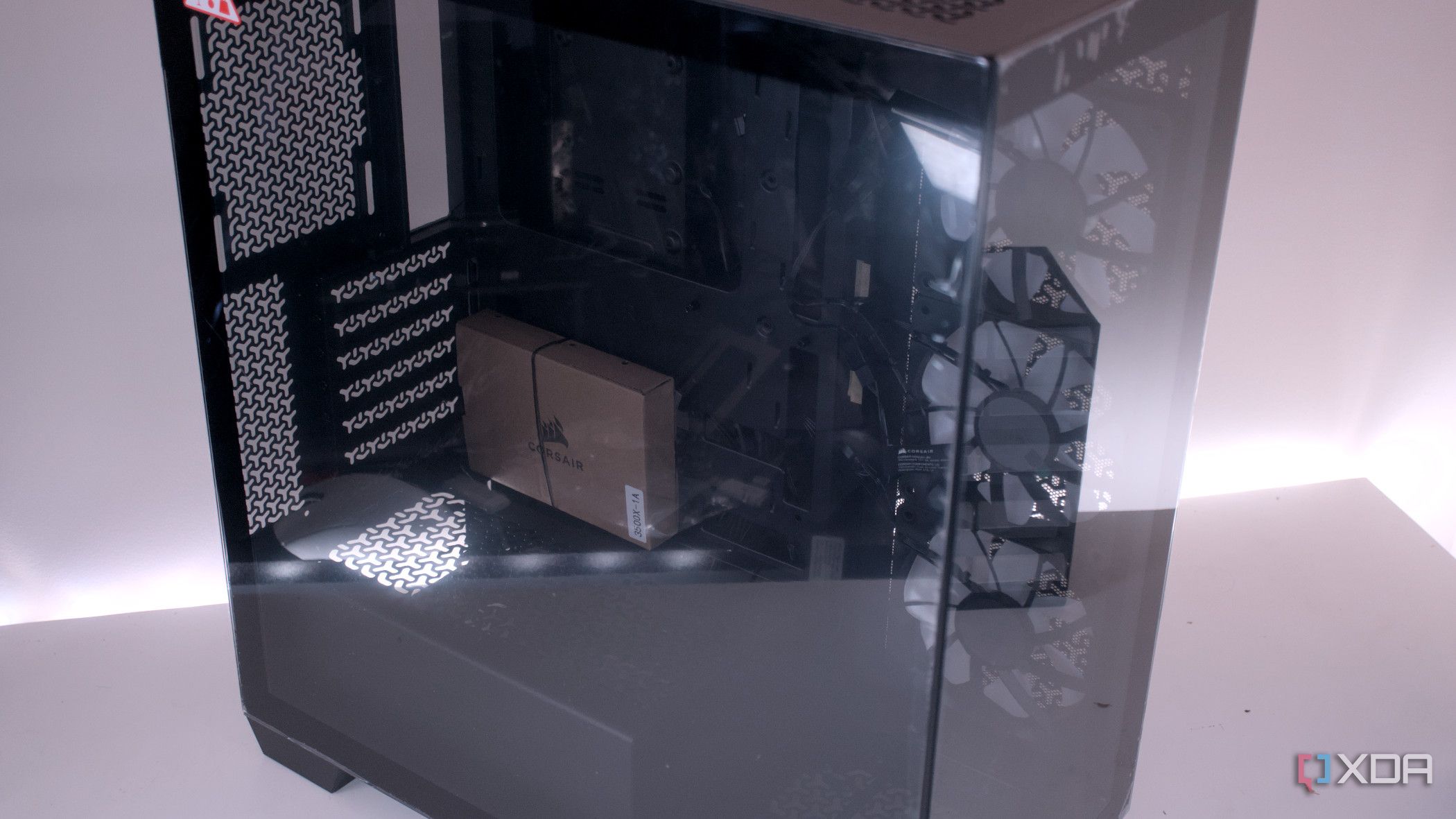 Front view of the Corsair 3500X ARGB