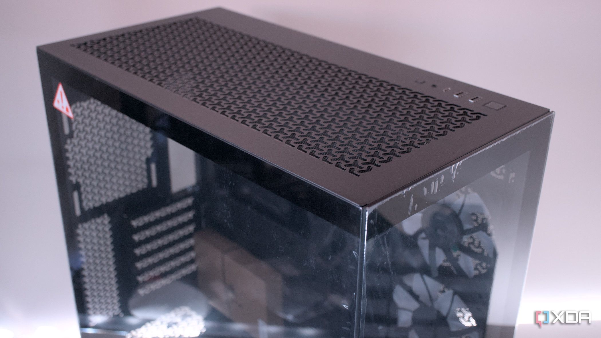Corsair 3500X ARGB top angle view