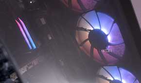 corsair-3500x-argb-installed-pc-powered-fans-close