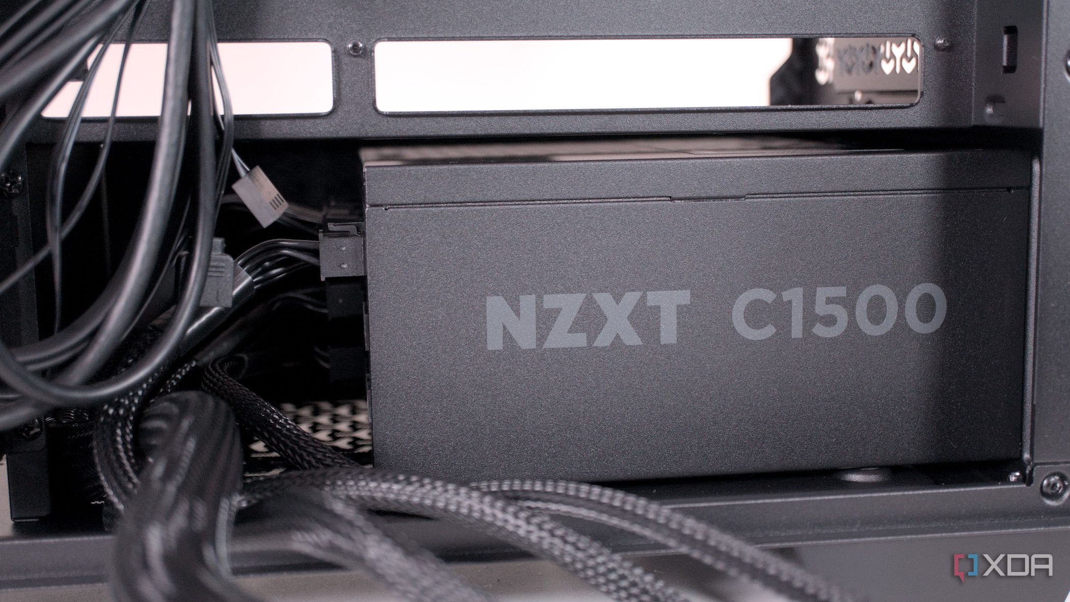 Installing a PSU inside the Corsair 3500X ARGB