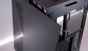 Corsair 3500X ARGB panel removed