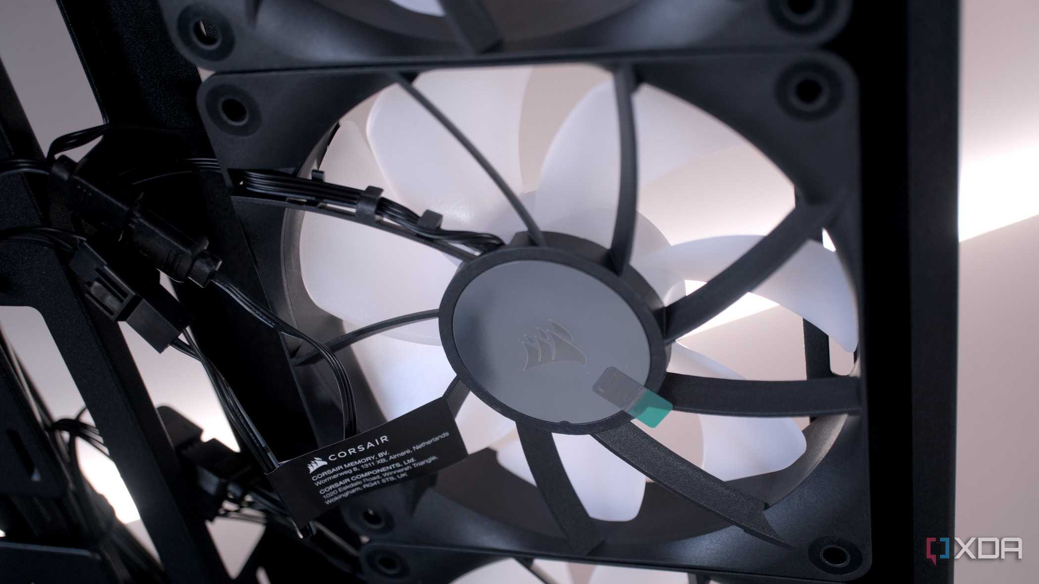 Close-up view of the Corsair 3500X ARGB