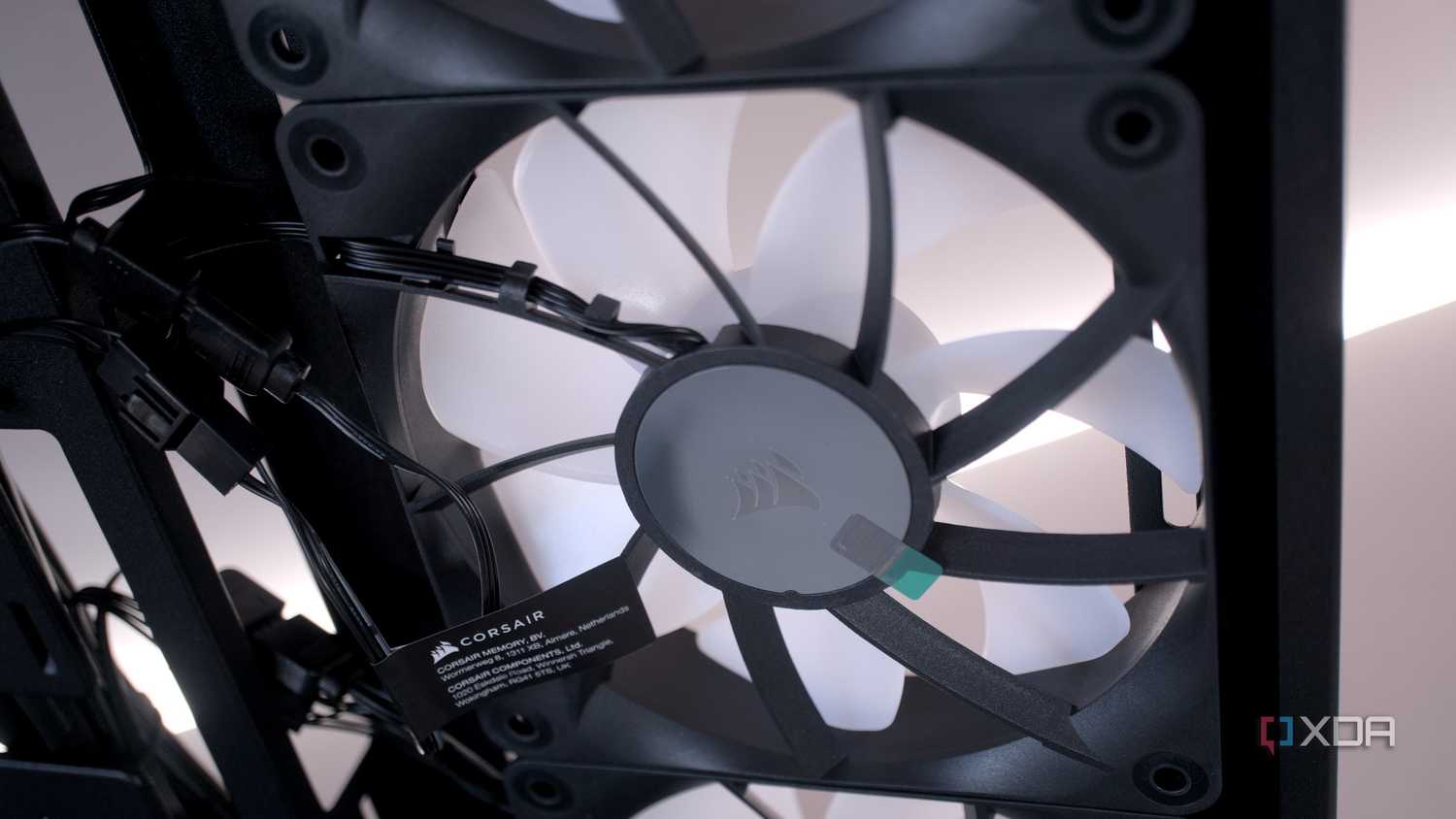 Close-up view of the Corsair 3500X ARGB