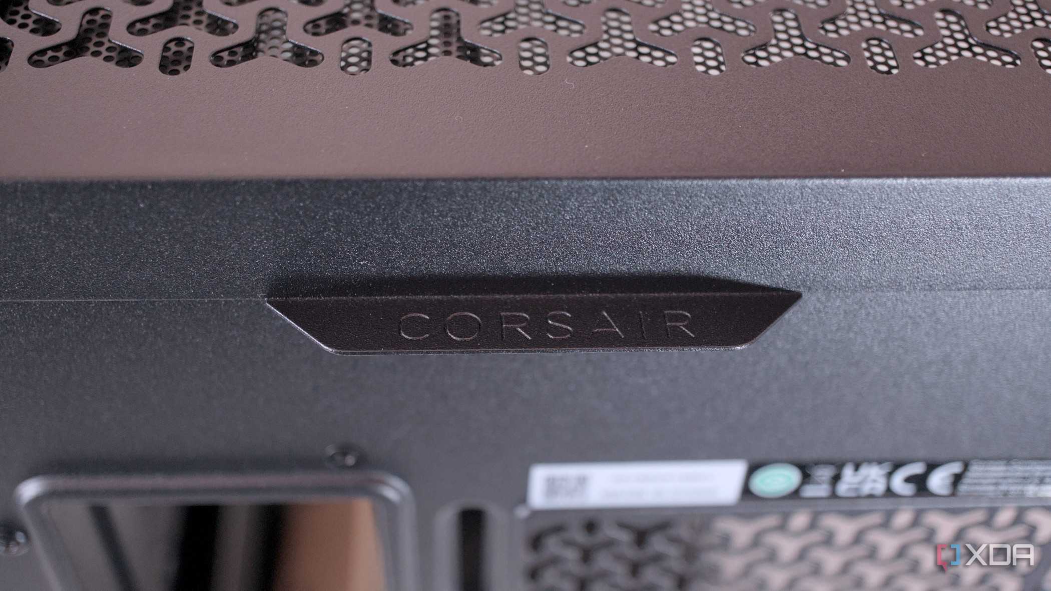 Rear Corsair 3500X ARGB branding