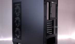 Rear angle view of the Corsair 3500X ARGB