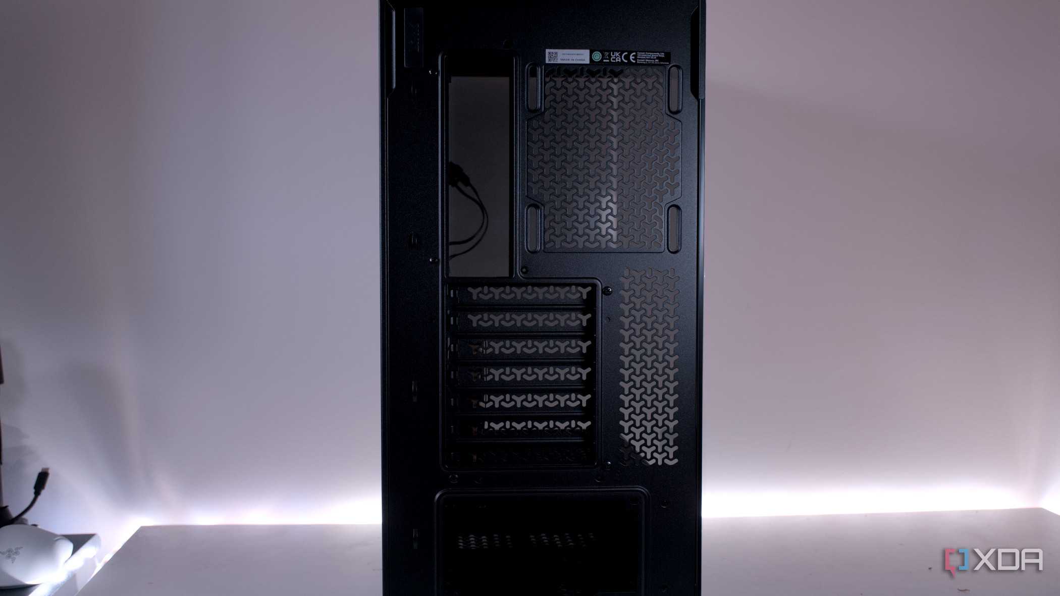 Rear of the Corsair 3500X ARGB
