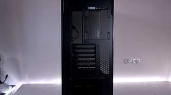 Rear of the Corsair 3500X ARGB