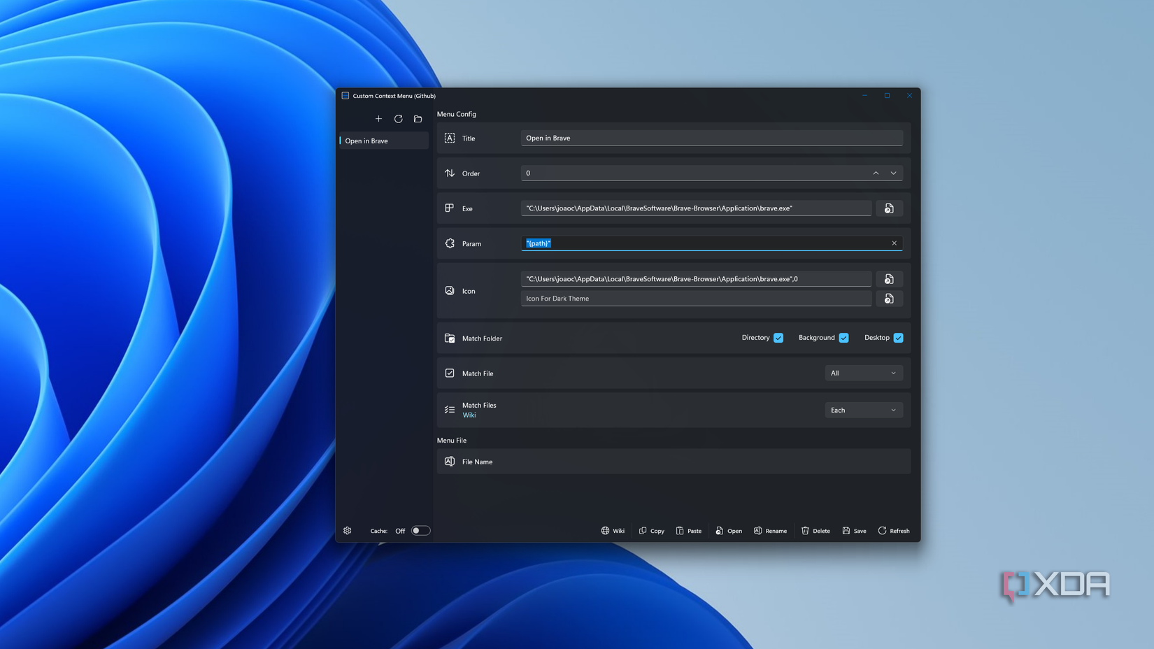 How you can add your own options to the Windows context menu