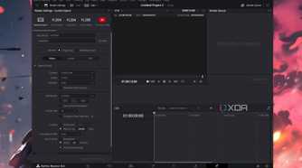 The Da Vinci Resolve dashboard