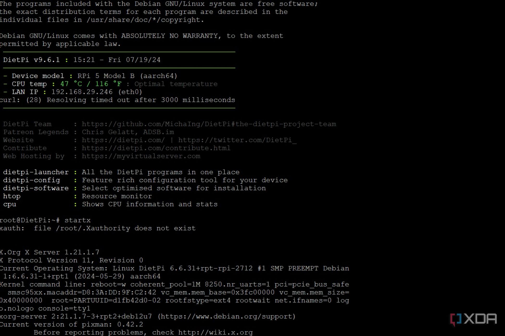 The DietPi CLI