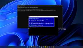 screenshot of windows 11 running dosbox