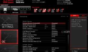 msi uefi bios screen showing xmp disabled
