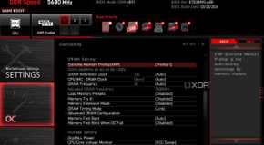 msi uefi bios screen showing xmp enabled