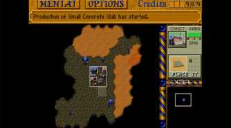 screenshot of dune 2 game