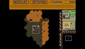 screenshot of dune 2 game