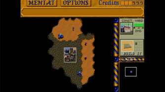 screenshot of dune 2 game