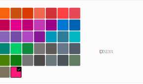 Image showing the main color options of Windows dynamic lighting settings