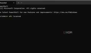 Run file checker scan on Windows