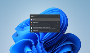 Screenshot of Flow Launcher showing search results for Discord