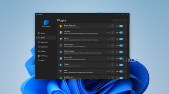 Screenshot of installed plugins in Flow Launcher