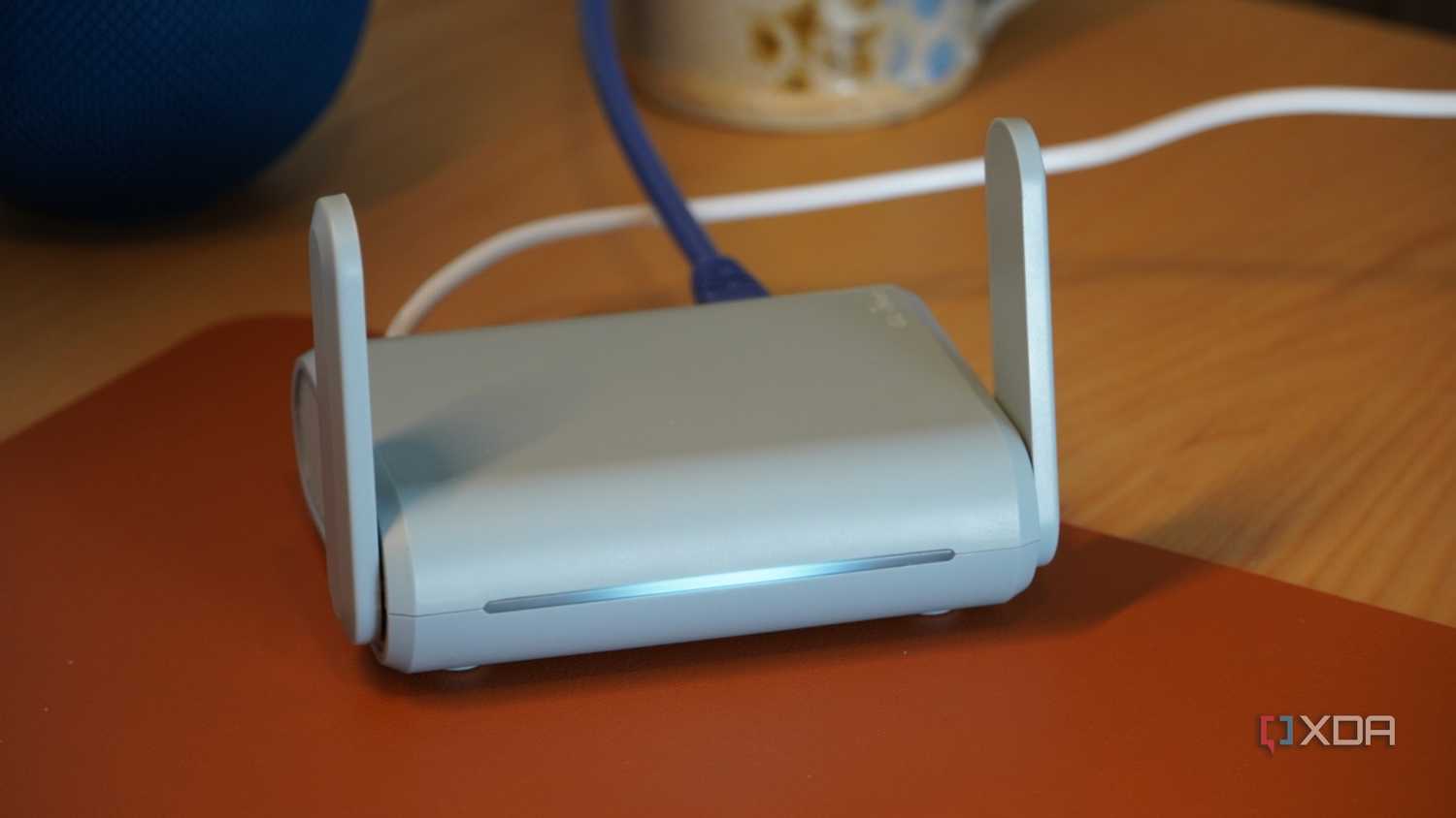The Beryl router on a desk.