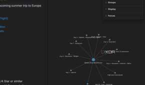 Obsidian local graph view in split tab