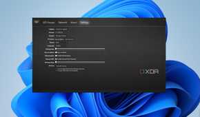 Image showing the JackNet RGB settings tab