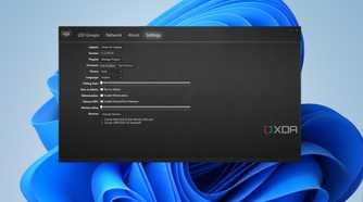 Image showing the JackNet RGB settings tab