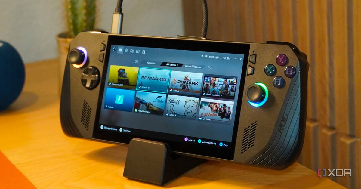 Docking Station 6-in-1 Per Asus ROG Ally Con Ventola Di Raffreddamento - Supporto, HDMI 4K@60Hz, Gigabit Ethernet, 3xUSB 3.0, PD 60W - Raffreddamento Regolabile 1400/1800 RPM