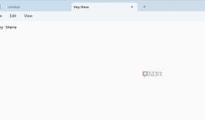 Notepad tabs on Windows