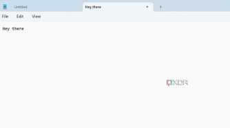 Notepad tabs on Windows