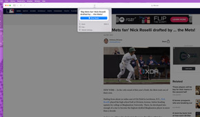 The reader view showing Highlights in macOS Sequoia beta 3.