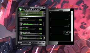 A screenshot of MSI Afterburner