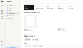 A screenshot showing Dropbox folders