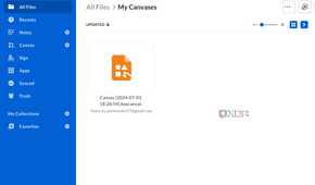 A screenshot showing Box Folder