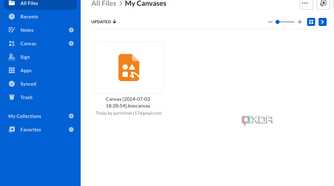 A screenshot showing Box Folder