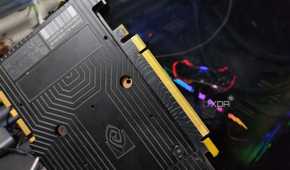 The PCIe connector on a GTX 1080