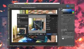 Editing an image in Adobe Photoshop with the help of Eye Candy 7