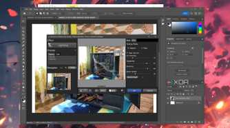 Editing an image in Adobe Photoshop with the help of Eye Candy 7
