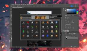 Editing an image in Adobe Photoshop with the help of Eye Candy 7