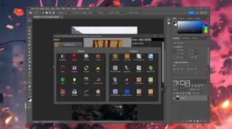 Editing an image in Adobe Photoshop with the help of Eye Candy 7