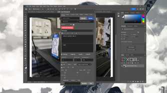 Adding an AI-generated image in Adobe Photoshop with the help of Auto Photoshop Stable Diffusion