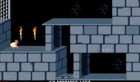 screenshot of prince of persia msdos game
