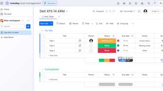 monday.com project overview