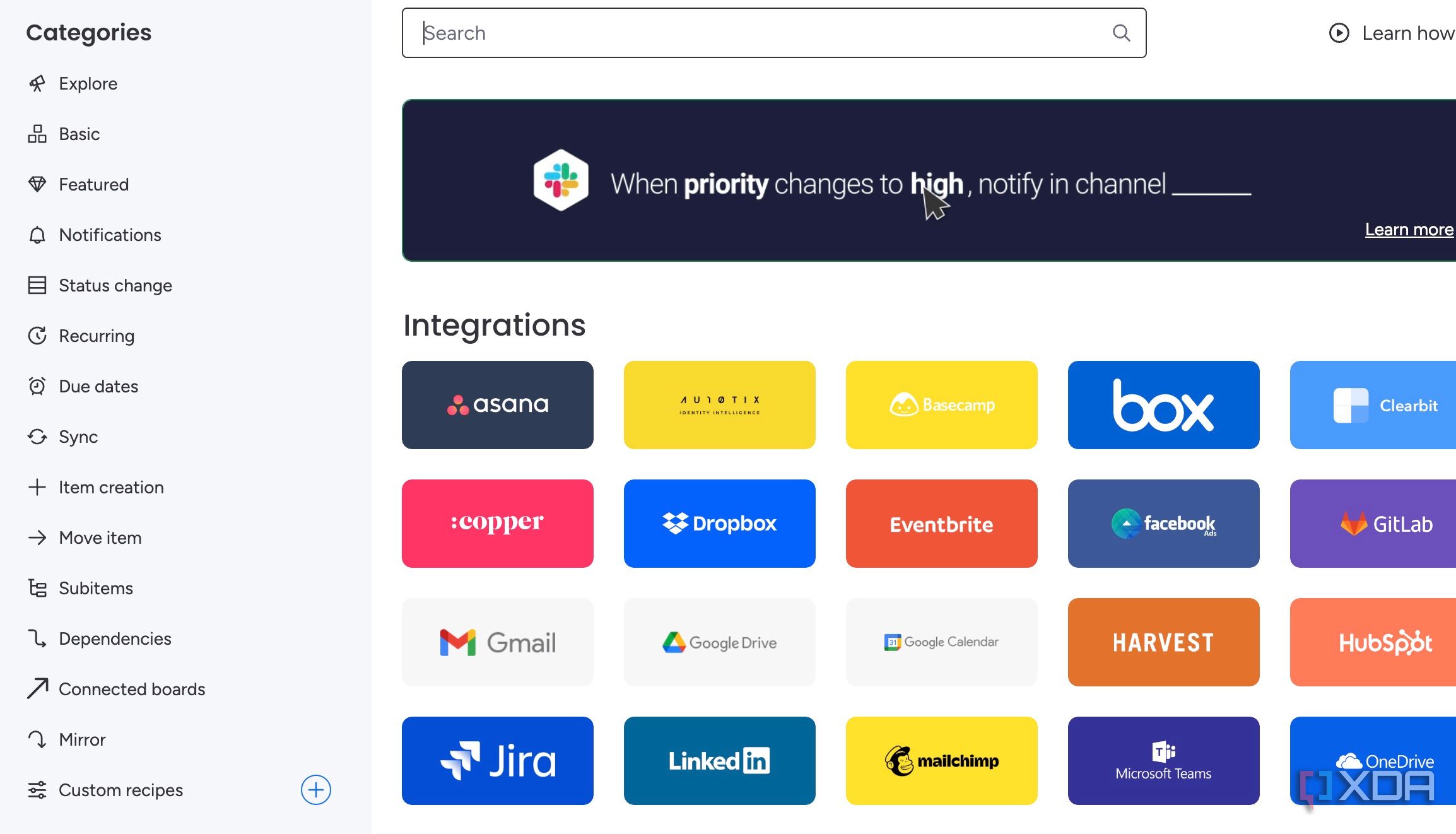 monday.com integrations