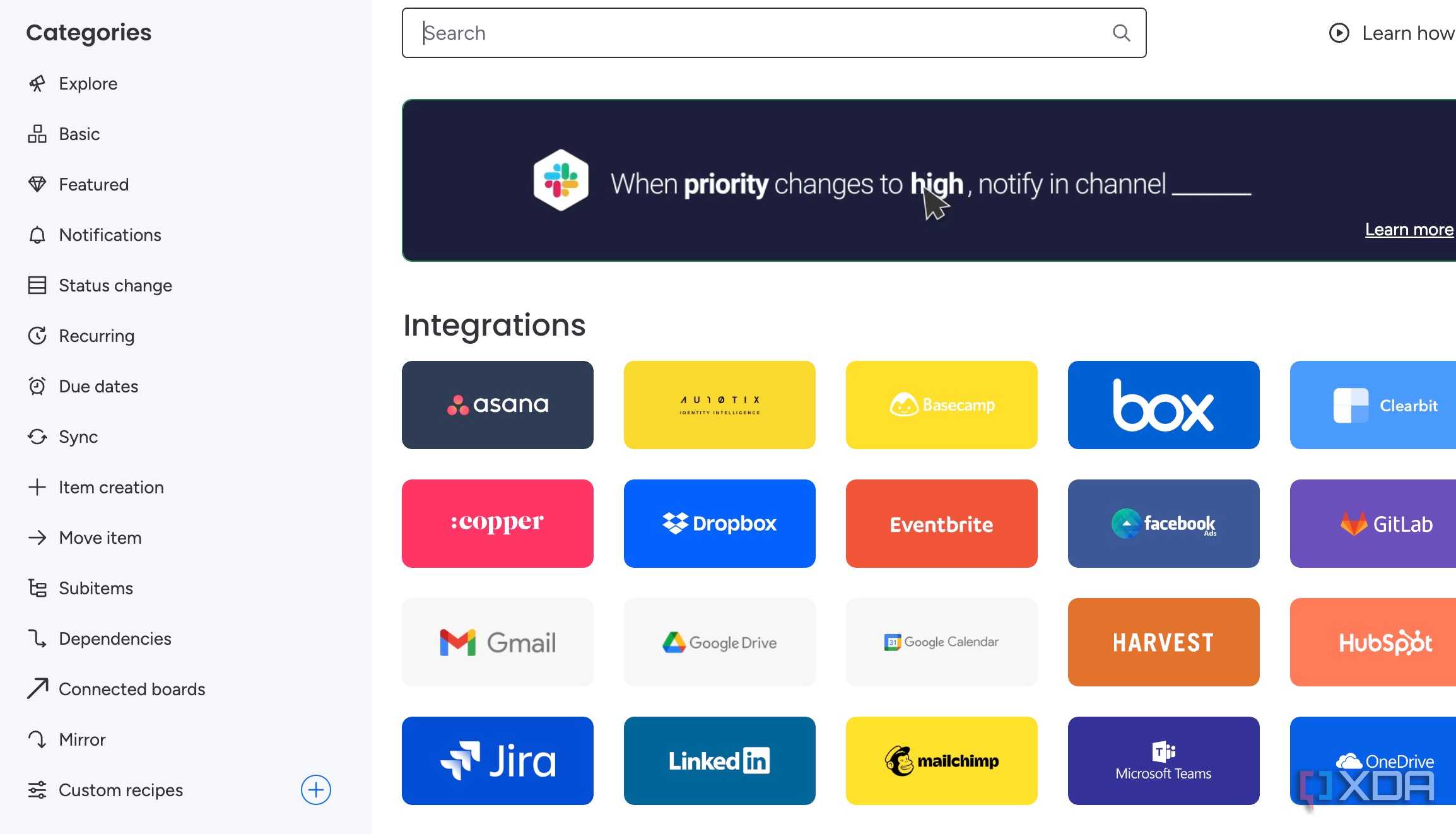 monday.com integrations