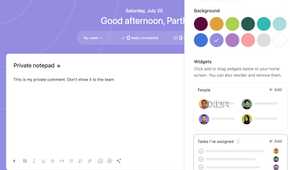 asana home customization
