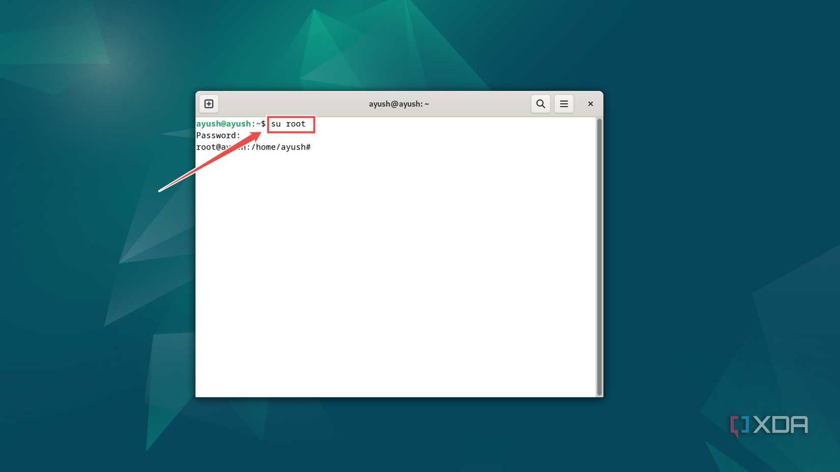 The command to grant admin access to current user in Debian 