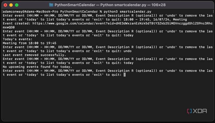 How I made a smart Google Calendar management system with Python