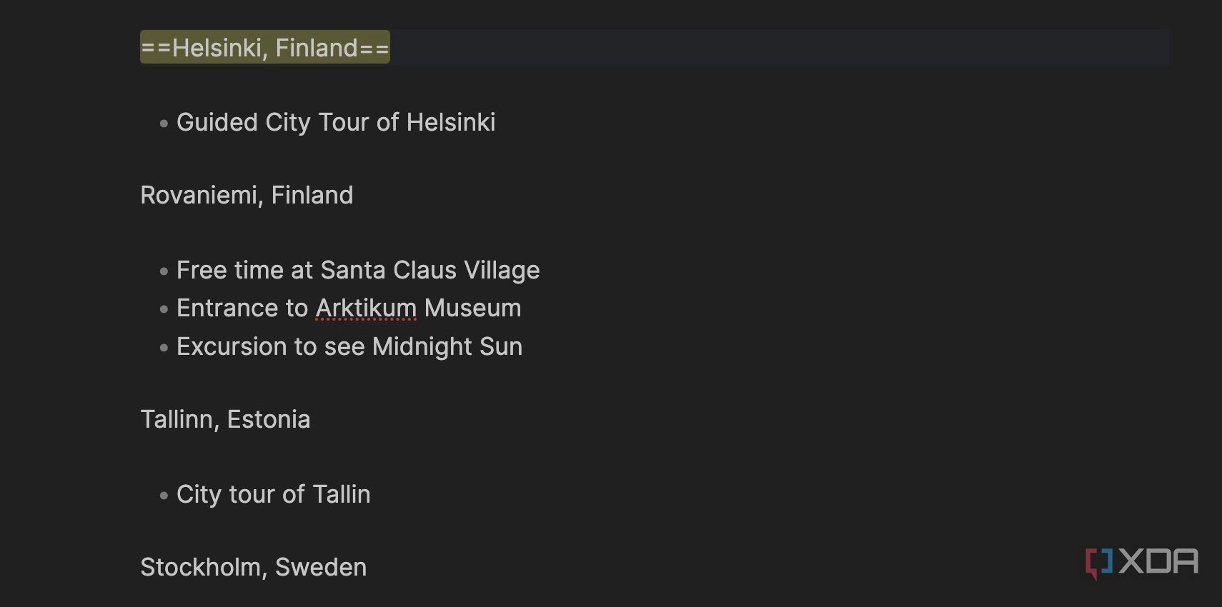 Obsidian markdown highligher